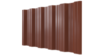 Профнастил НС35 1060/1000x0,7 мм, 8004 медно-коричневый глянцевый