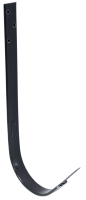 Крюк длинный 125 мм, 7024 графитовый серый