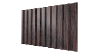 Профнастил С21 1051/1000x0,45 мм, Морёный дуб 3D