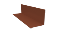 Угол внутренний 50x50x2000 мм, 8004 медно-коричневый глянцевый