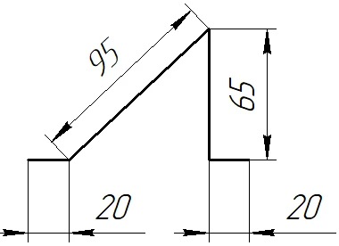 Планка снегозадержателя 95x65x2000 мм, 7005 мышино-серый глянцевый
