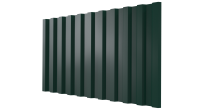 Профнастил С21 1051/1000x0,65 мм, 6005 зеленый мох глянцевый