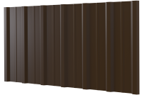 Профнастил НС16 1150/1100x0,5 мм, 8017 шоколадно-коричневый PUR Pruf