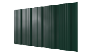 Профнастил К20 1195/1130x0,4 мм эконом, 6005 зеленый мох глянцевый