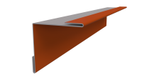 Планка угла внутреннего 30x30x2000 мм, 2004 оранжевый глянцевый