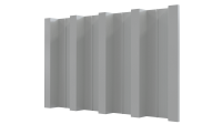 Профнастил Н60 902/845x0,7 мм, 7035 светло-серый глянцевый