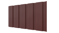 Профнастил К20 1195/1130x0,45 мм, 3009 оксид красный матовый