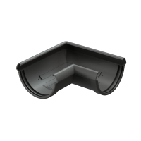 Угловой элемент желоба 90⁰, 7024 графит