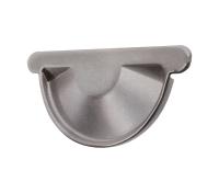 Заглушка торцевая универсальная 125 мм, цинк