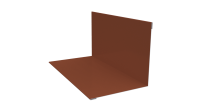 Угол внутренний 100x100x2000 мм, 8004 медно-коричневый глянцевый