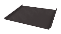 Фальцевая кровля 562/550x0,7 мм, 8019 серо-коричневый глянцевый