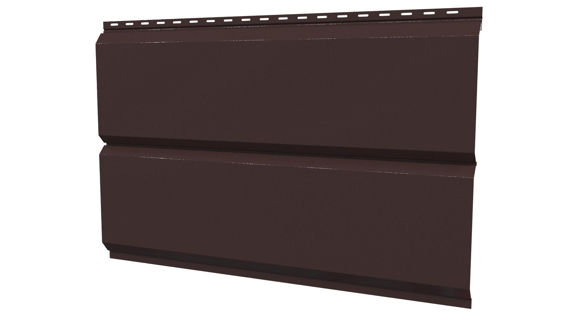 Л-брус 264/240x0,5 мм, 8017 шоколадно-коричневый глянцевый