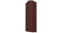 Штакетник Евротрапеция 117x0,45 мм, 3009 оксид красный матовый