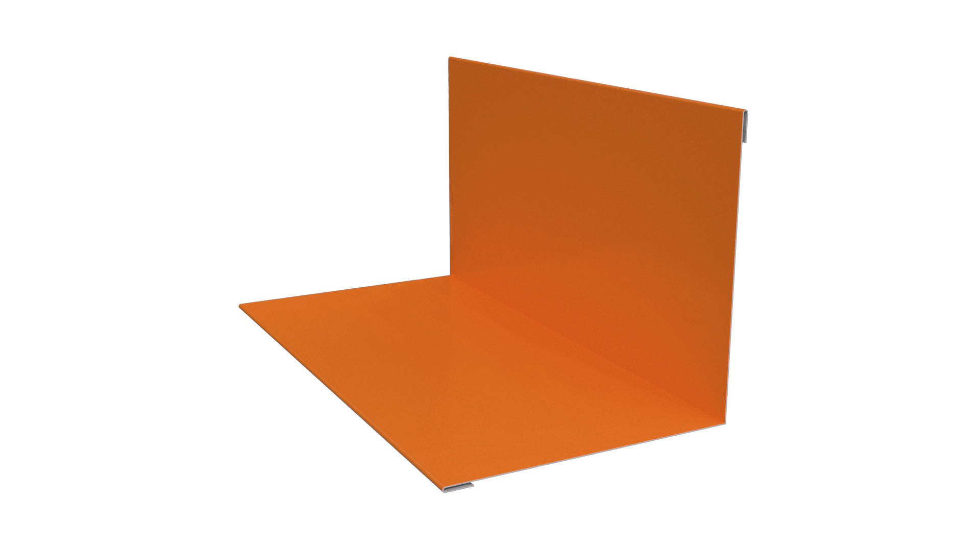 Угол внутренний 100x100x2000 мм, 2011 насыщенный оранжевый глянцевый