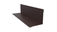 Угол внутрений 50x50x2000 мм, 8017 шоколадно-коричневый матовый
