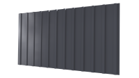 Профнастил С10 1170/1100x0,5 мм, 7024 графитовый серый PUR Pruf
