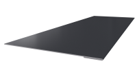 Планка завершающая 65x2000 мм, 7024 графитовый серый PUR Pruf