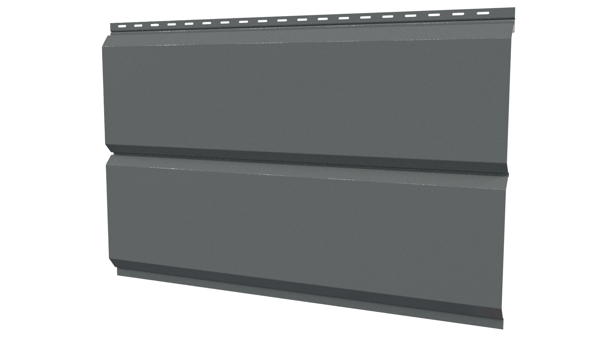 Л-брус 264/240x0,45 мм, 7005 мышино-серый глянцевый