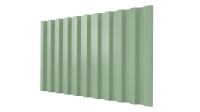Профнастил С21 1051/1000x0,65 мм, 6019 бело-зеленый глянцевый