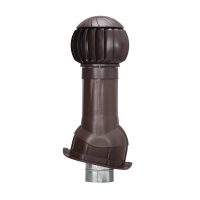 Готовый комплект изолированный для Monterrey кровли, серия Twister, 125x160 мм, 8017 шоколадно-коричневый