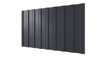 Профнастил С20R 1150/1100x0,5 мм, 7024 графитовый серый PUR Pruf