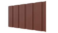 Профнастил К20 1195/1130x0,5 мм, 8004 медно-коричневый матовый