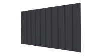 Профнастил С8 1200/1150x0,5 мм, 7024 графитовый серый стальной бархат