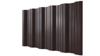 Профнастил НС35 1060/1000x0,7 мм, 8017 шоколадно-коричневый глянцевый