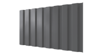Профнастил С20A 1150/1100x0,5 мм, 7037 пыльно-серый глянцевый