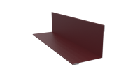 Угол внутренний 50x50x2000 мм, 3005 винно-красный матовый
