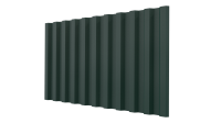Профнастил С21 1051/1000x0,45 мм, 6005 зеленый мох матовый