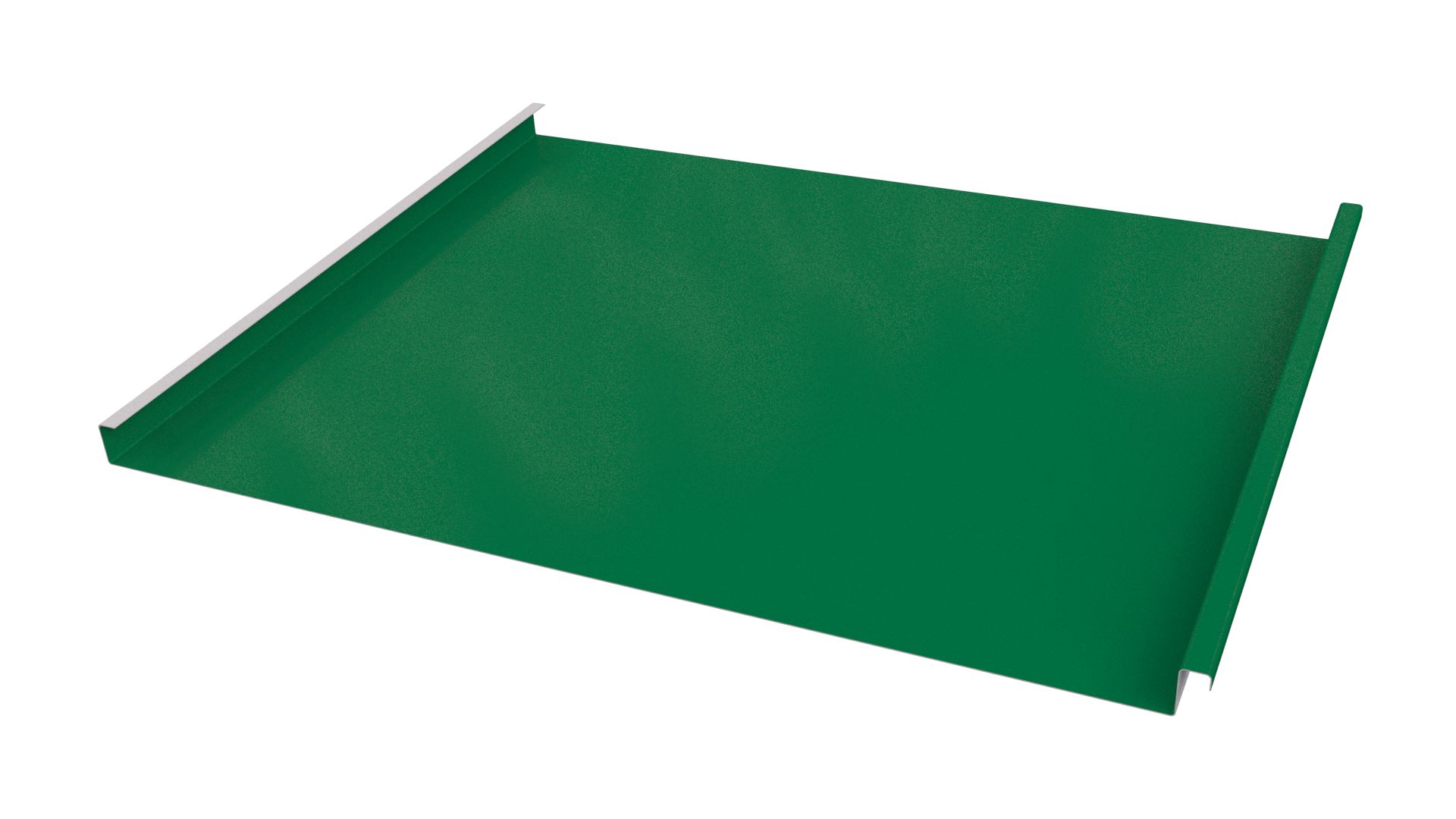 Фальцевая кровля 562/550x0,65 мм, 6029 мятно-зеленый глянцевый