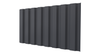 Профнастил С20A 1150/1100x0,5 мм, 7024 графитовый серый матовый