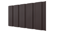 Профнастил К20 1195/1130x0,5 мм, 8017 шоколадно-коричневый матовый