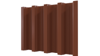 Профнастил Н75 800/750x0,7 мм, 8004 медно-коричневый глянцевый