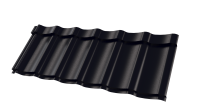 Профиль Феникс 1180/1100x0,45 мм, 9005 черный янтарь глянцевый
