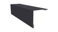 Угол наружный 50x50x2000 мм, 7024 графитовый серый глянцевый