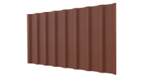 Профнастил С20B 1150/1100x0,45 мм, 8004 медно-коричневый матовый