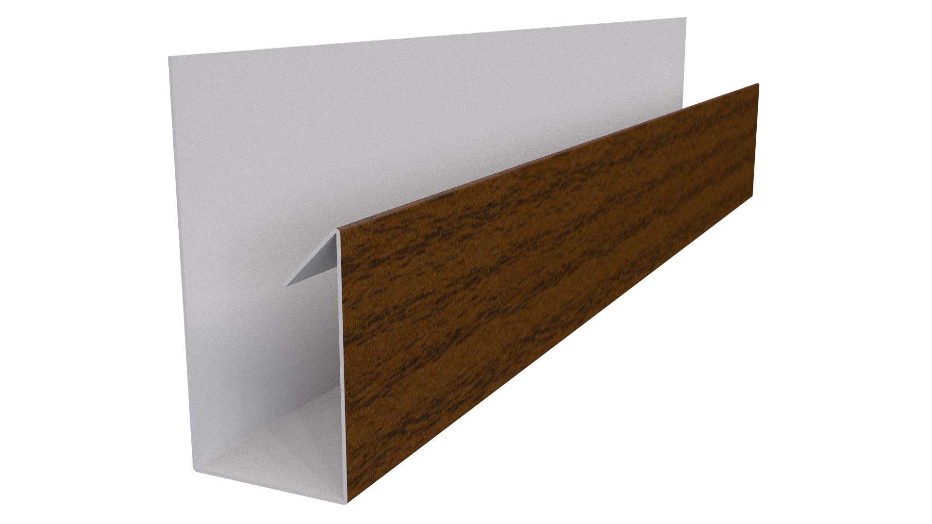 Планка П-образная 30x20x2000 мм, Дуб Локарно 3D