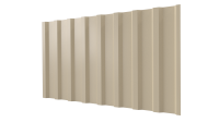 Профнастил С20B 1150/1100x0,5 мм, 1015 св. слоновая кость глянцевый