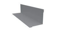 Угол внутрений 50x50x2000 мм, 7040 серое окно глянцевый