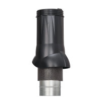 Вентиляционный выход G изолированный, 160 мм, 9005 черный янтярь