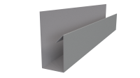 Планка П-образная 30x20x2000 мм, 7035 светло-серый глянцевый