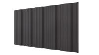 Профнастил К20 1195/1130x0,45 мм, 8019 серо-коричневый матовый