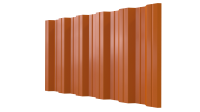 Профнастил НС35 1060/1000x0,5 мм, 2011 насыщенный оранжевый глянцевый