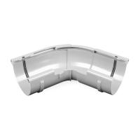 Угловой элемент регулируемый внешний 125 мм, RAL 9003