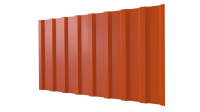 Профнастил С20B 1150/1100x0,4 мм эконом, 2004 оранжевый глянцевый