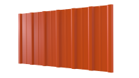 Профнастил НС16 1150/1100x0,4 мм эконом, 2004 оранжевый глянцевый