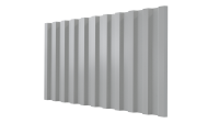 Профнастил С21 1051/1000x0,45 мм, 7035 светло-серый глянцевый
