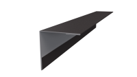 Планка угла наружного 50x50x2000 мм, 8019 серо-коричневый матовый